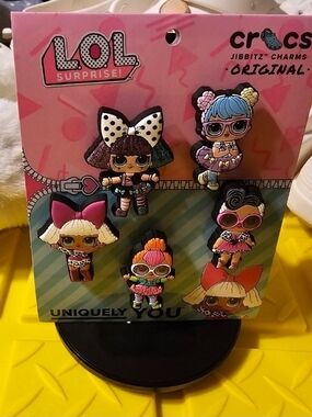 L.O.L. Surprise! Jibbitz Crocs Charms - Colorful Doll Set